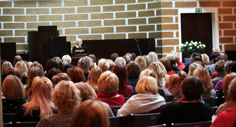 LASVATA seminārs LU Lielajā aulā